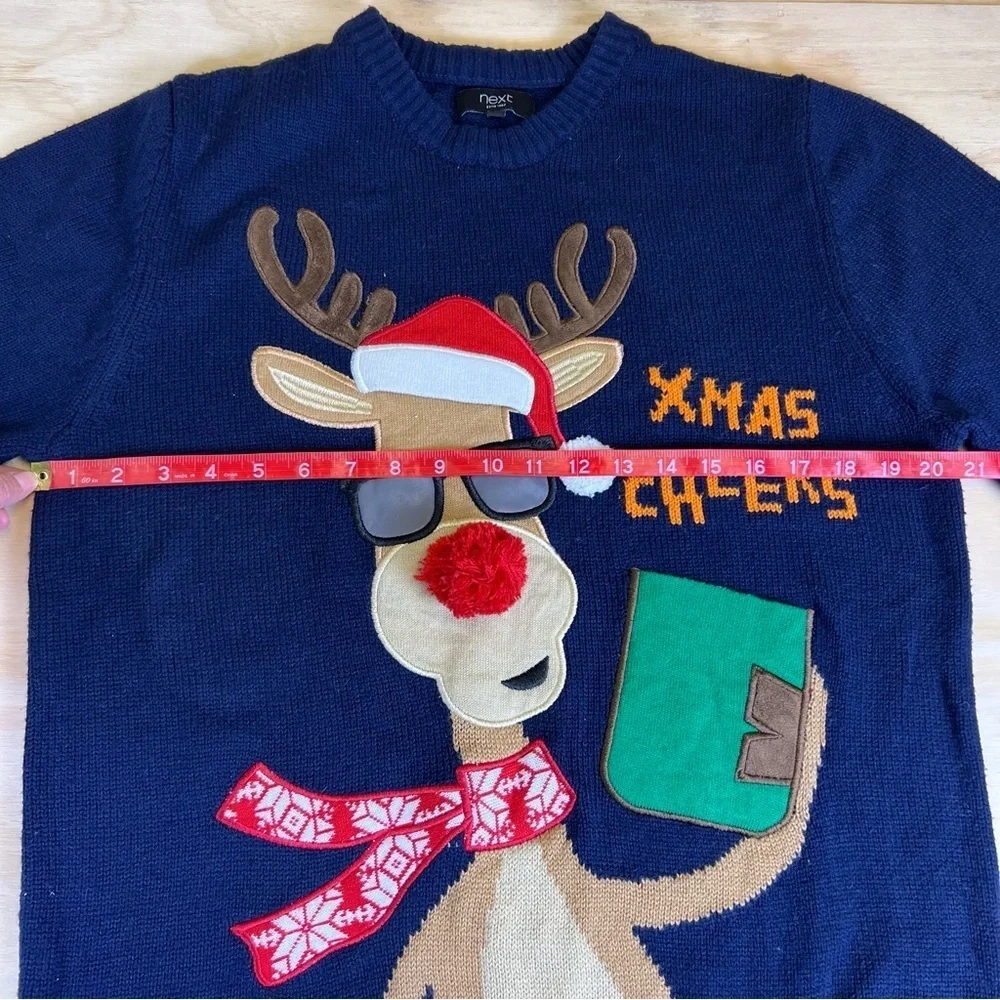 Ugly Reindeer Christmas Sweater Size M